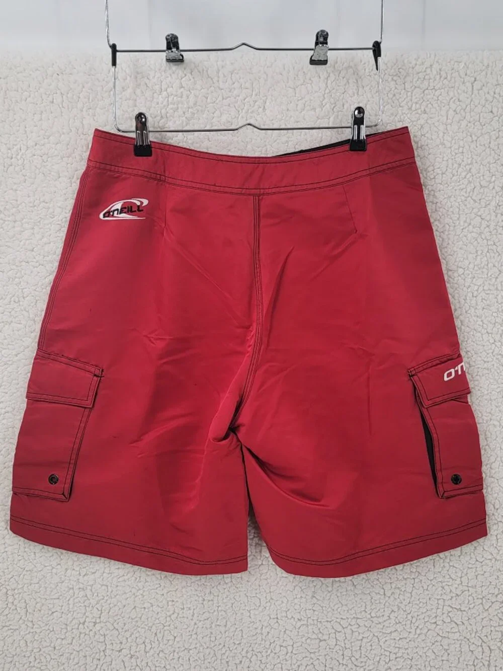 O'neill Mens Red Beach Swimming Board Shorts Size 34